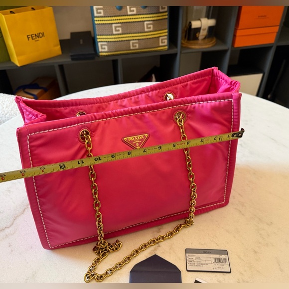 Prada Tessuto chain rare tote purse - Picture 8 of 10